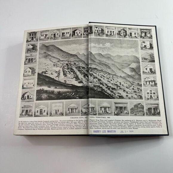 The Saga Of The Comstock Lode Boom Days In Virginia City 1st Print George D Lyma - Picture 4 of 8